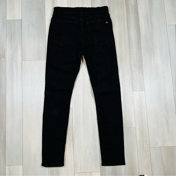 rag & bone Women’s Nina High Rise Jeans in Black Size 28 - Picture 6 of 11